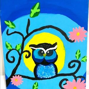 Owl painting